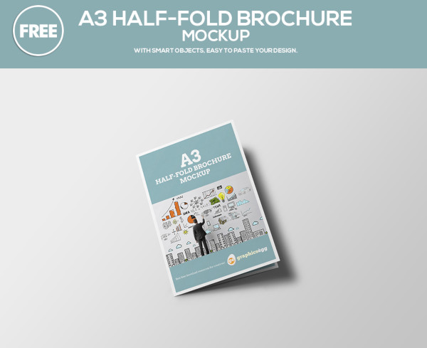 half-fold-brochure-mockup