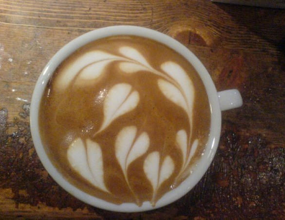 heart design coffee