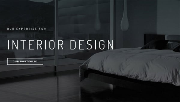 interior design website templates