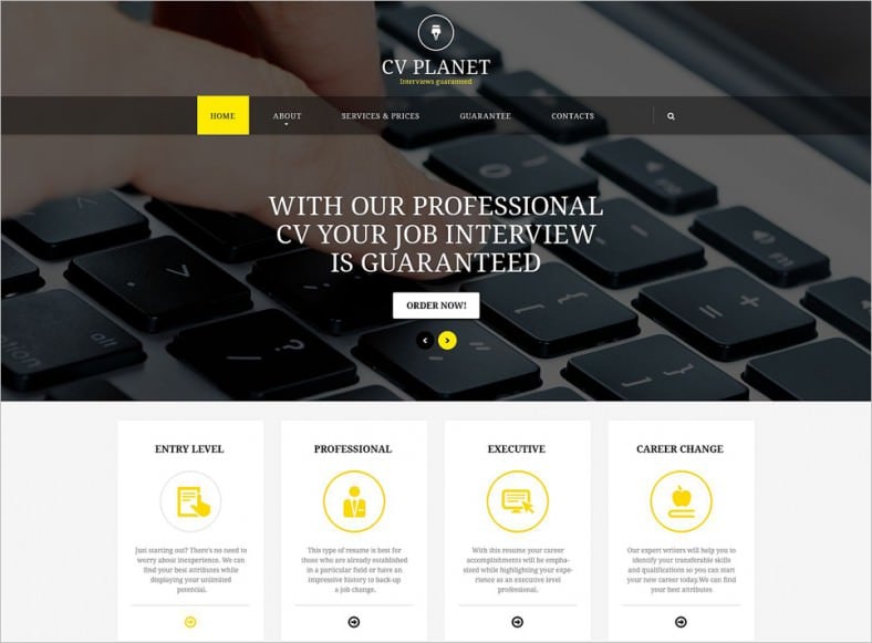 investment company responsive website template 788x
