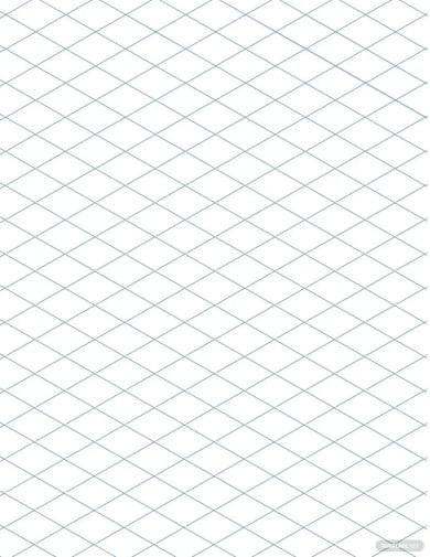 isometric drafting paper template