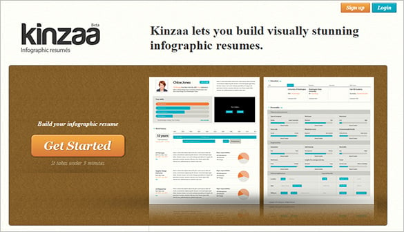 kinza-free-infographic-resume-generator