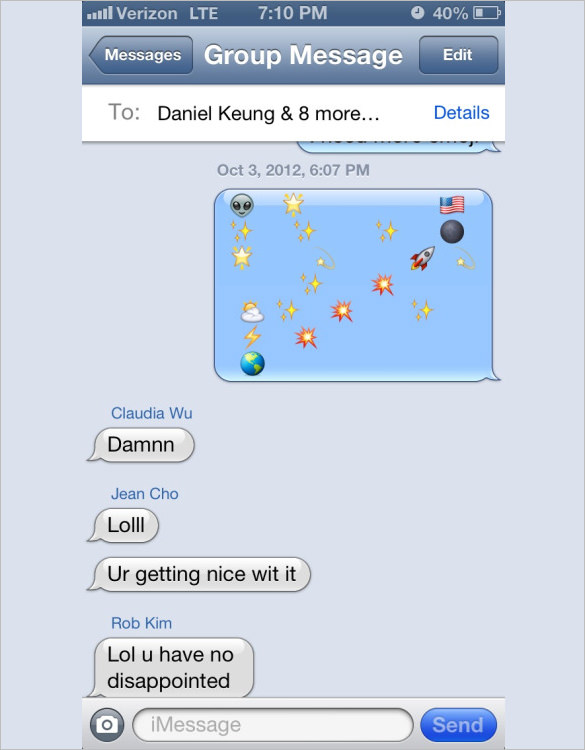 funny emoji conversations