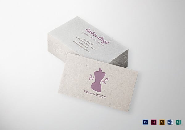 letterpress business card template