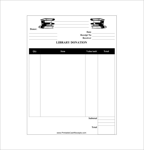 19 donation receipt templates doc pdf free premium