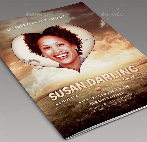 life of love psd obituary template download free