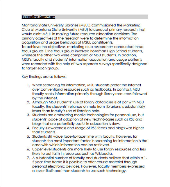marketing research proposal template