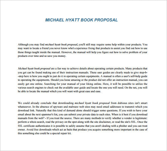 michael hyatt book proposal pdf free download