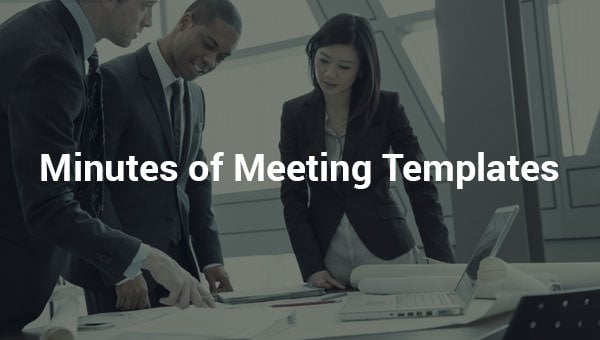 Minutes of Meeting Templates - 9+ Free Word, PDF Download | Free