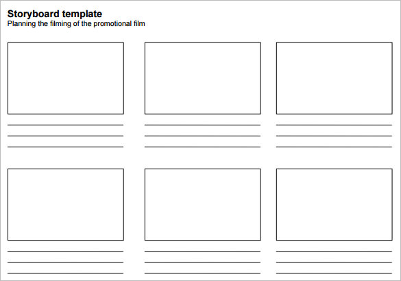 movie storyboard template word pdf download