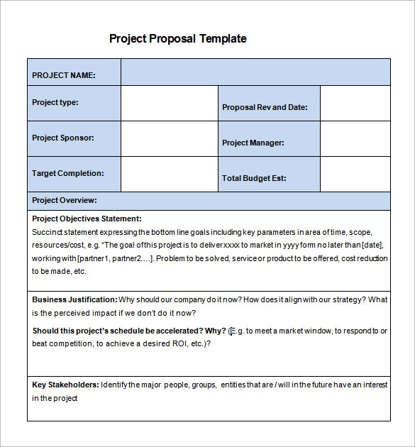 27 Project Proposal Templates PDF DOC