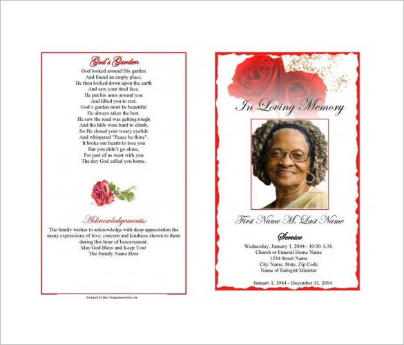 newspaper death announcement obituary template