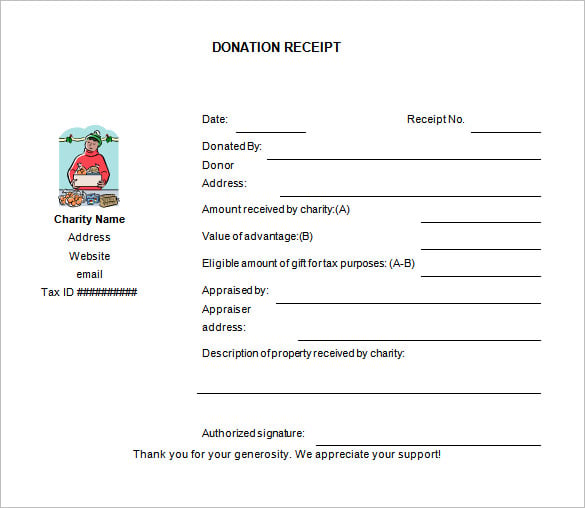 Nonprofit Receipt 5 Examples Format Pdf Examples