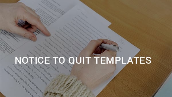 notice to quit templates.