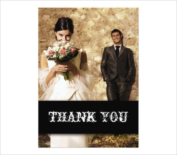 old fashioned thank you card