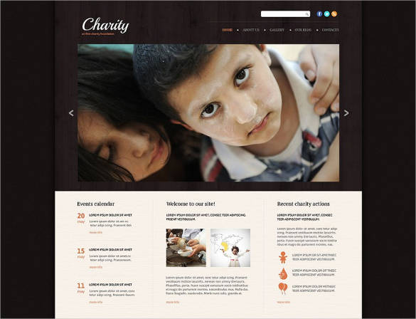 34 Non Profit Website Themes Templates Free Premium Online Charity Foundation Website Template 69