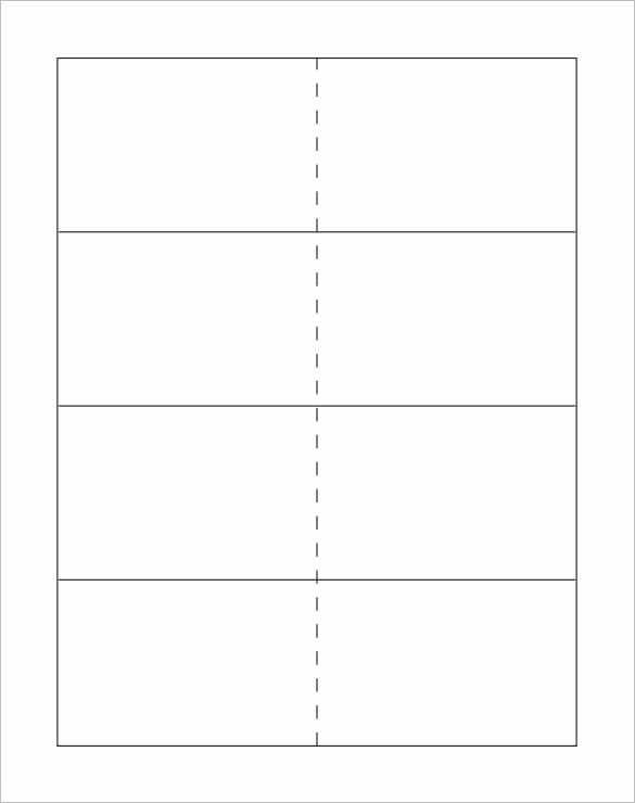 Blank Flashcard Template Microsoft Word Software Free Download 