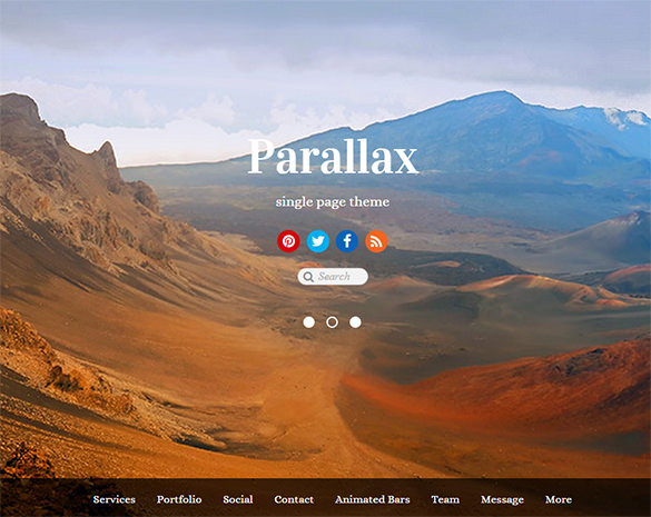 13 Parallax Scrolling Website Templates Themes