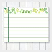 personalized index card