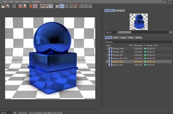 physical render engine in cinema 4d