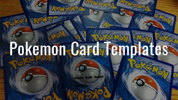 9 Pokemon Card Templates Psd Ai Free Premium Templates