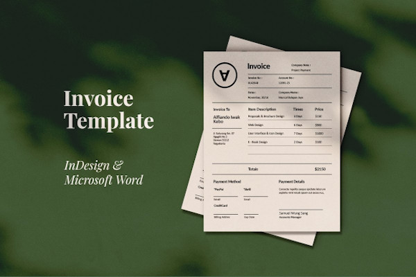 polem invoice template