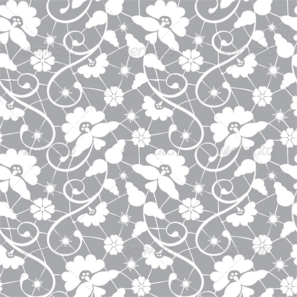 premium lace pattern on grey background