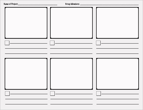 7+ Comic Storyboard Templates - DOC, Excel, PDF, PPT