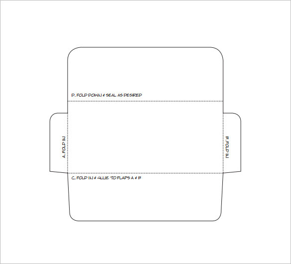 download envelope template word