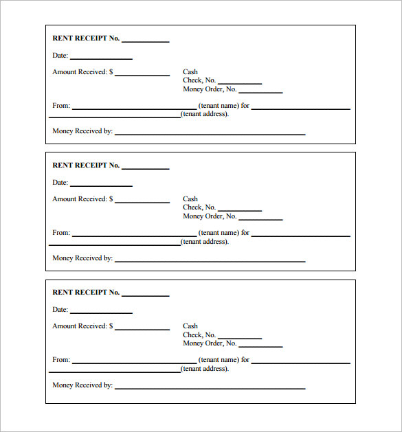 Printable Receipt Templates Template Business Psd Excel Free 7 Generic Receipt Examples