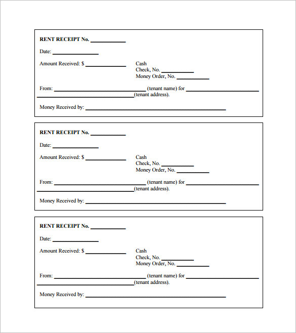 house rent receipt in usa need stamp