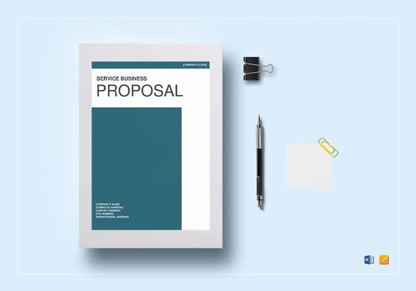 printable service business proposal template