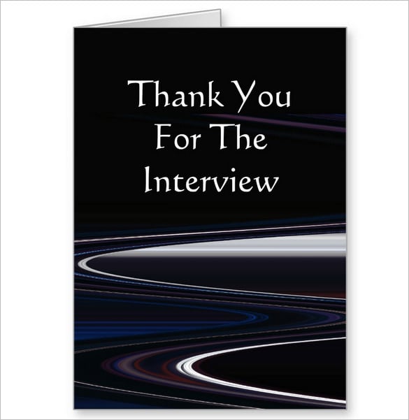What Kind Of Thank You Card For Job Interview