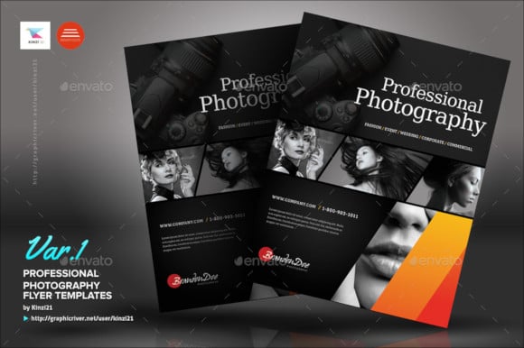professional photography flyers