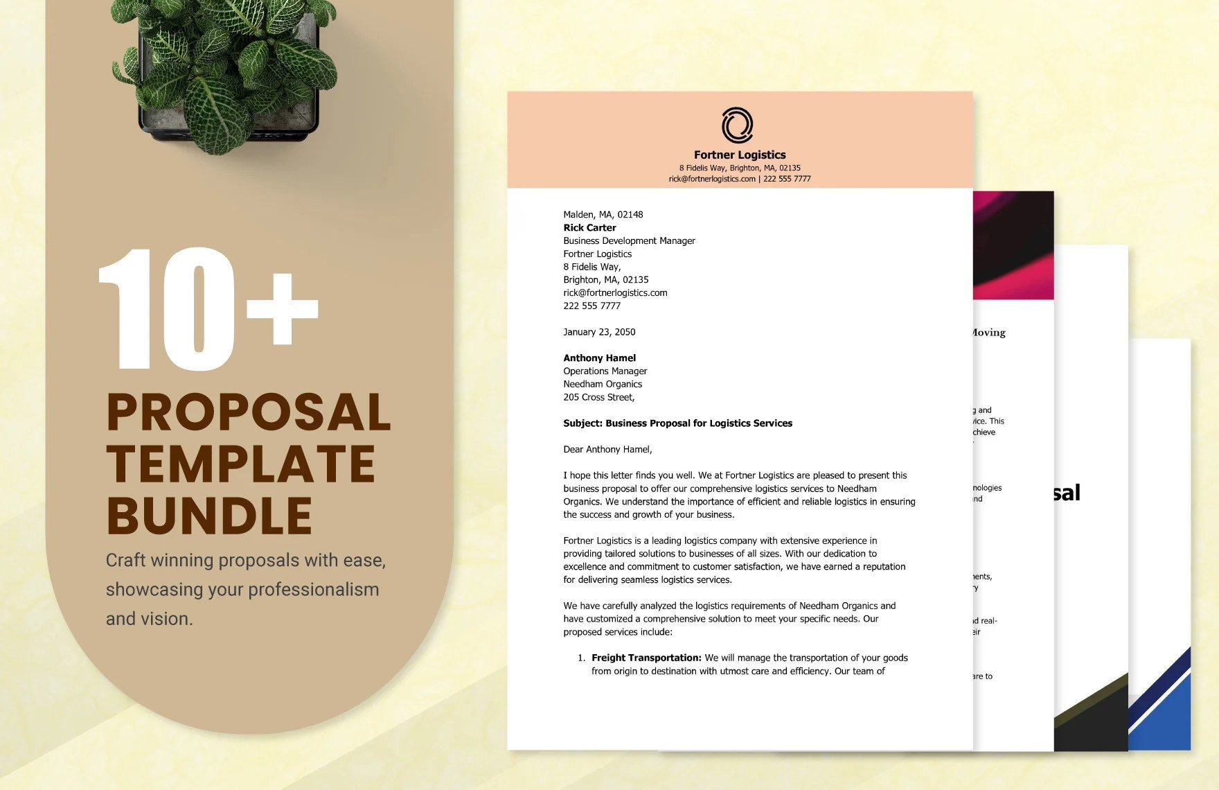 proposal template bundle
