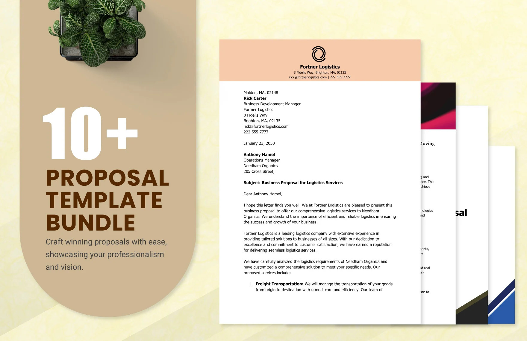 40+ Letter Of Proposal - RickyLucian