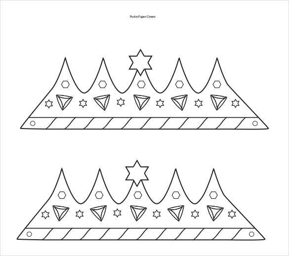 23 Paper Crown Templates Pdf Doc