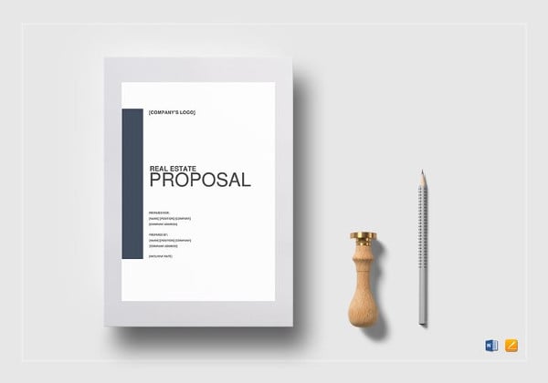 real estate proposal template ms word