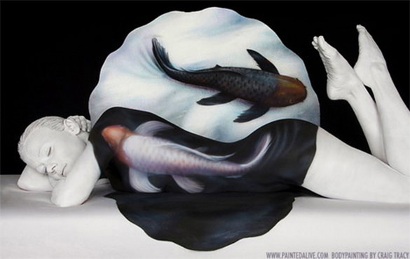 realistic 3d body painting