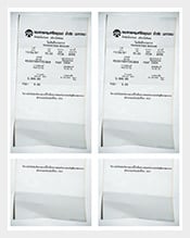 receipt of electronic sample template