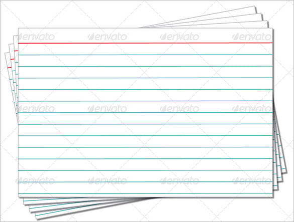 recipe index card eps template download
