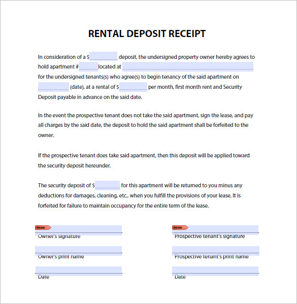 21+ Deposit Receipt Templates DOC, Excel, PDF