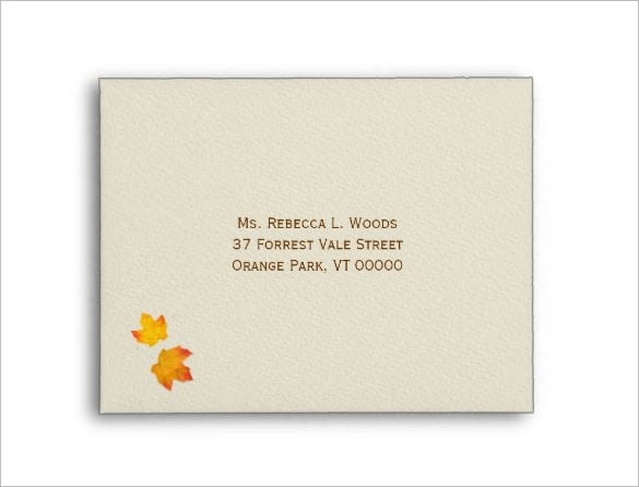 reple card small envelope template