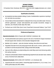 Resume-Template-for-an-Executive-AssistantSample