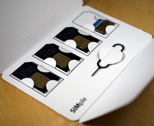simple micro sim card holder template download