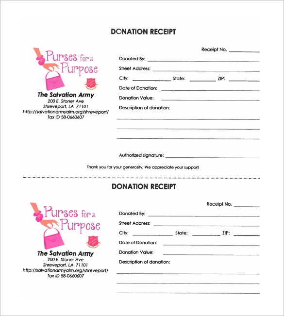 19+ Donation Receipt Templates DOC, PDF