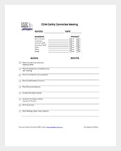 Sample-Committee-Meeting-Minutes-Templates