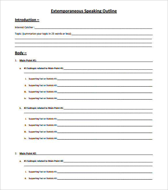 speech-outline-template-8-free-sample-example-format-download