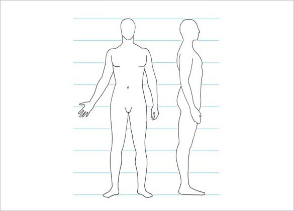 23+ Body Outline Templates - PDF, JPG