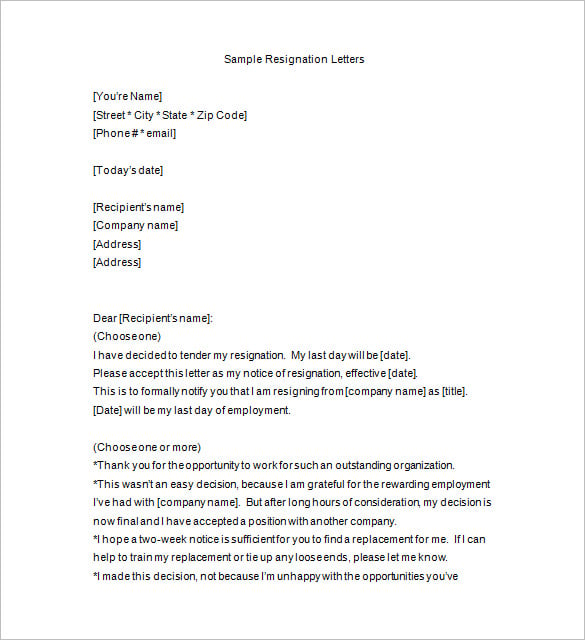 sample-notice-of-resignantion-free-download